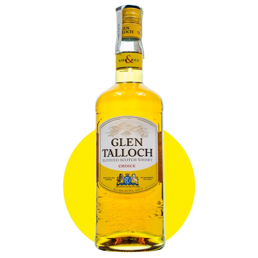 Віскі "Glen Talloch Rare & Old Blended Scotch Whisky" 1л 40%