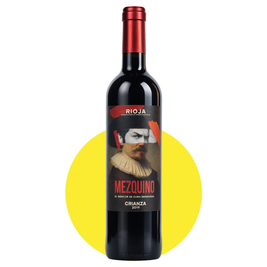 Вино "Mezquino Tinto Crianza Rioja" червоне сухе 0,75л 13,5%