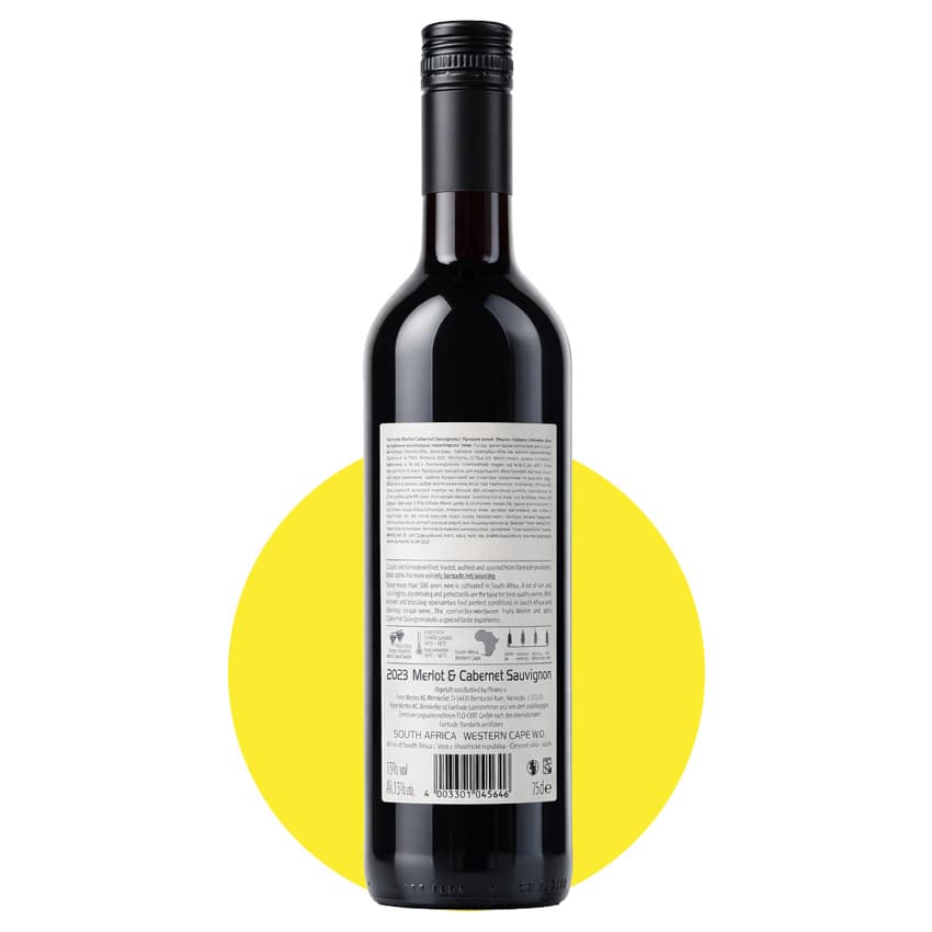 Вино "Fairtrade Merlot-Cabernet Sauvignon" червоне сухе 0,75л 13%