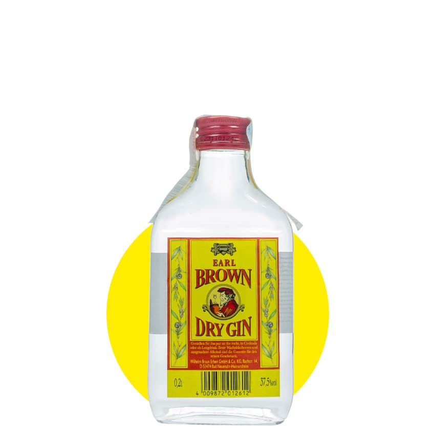 Джин "Earl Brown Dry Gin" 0,2л 37,5%