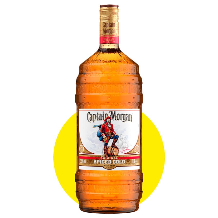 Ромовий напій "Captain Morgan Spiced Gold" 1,5л 35%