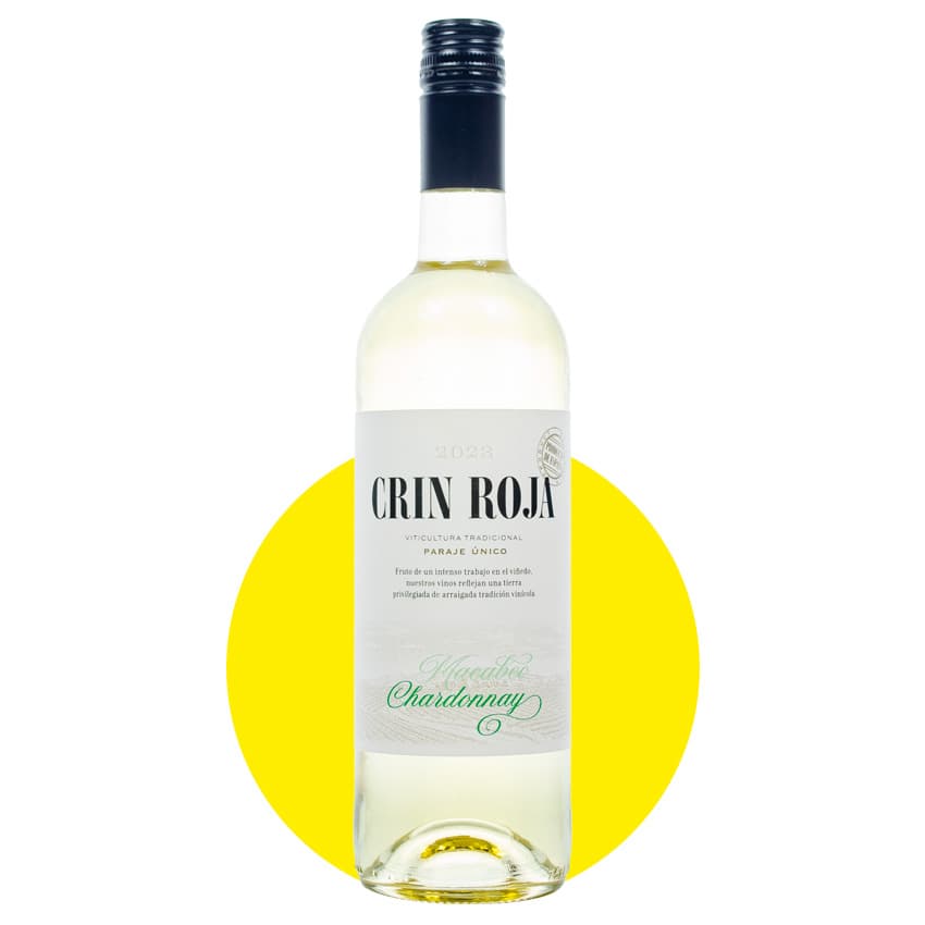 Вино "Crin Roja Macabeo Chardonnay" біле сухе 0,75л 12%