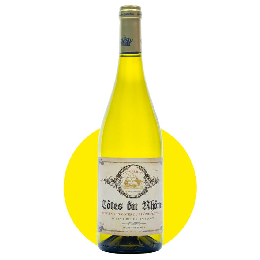 Вино "Le Galion Cotes du Rhone" біле сухе 0,75л 13%