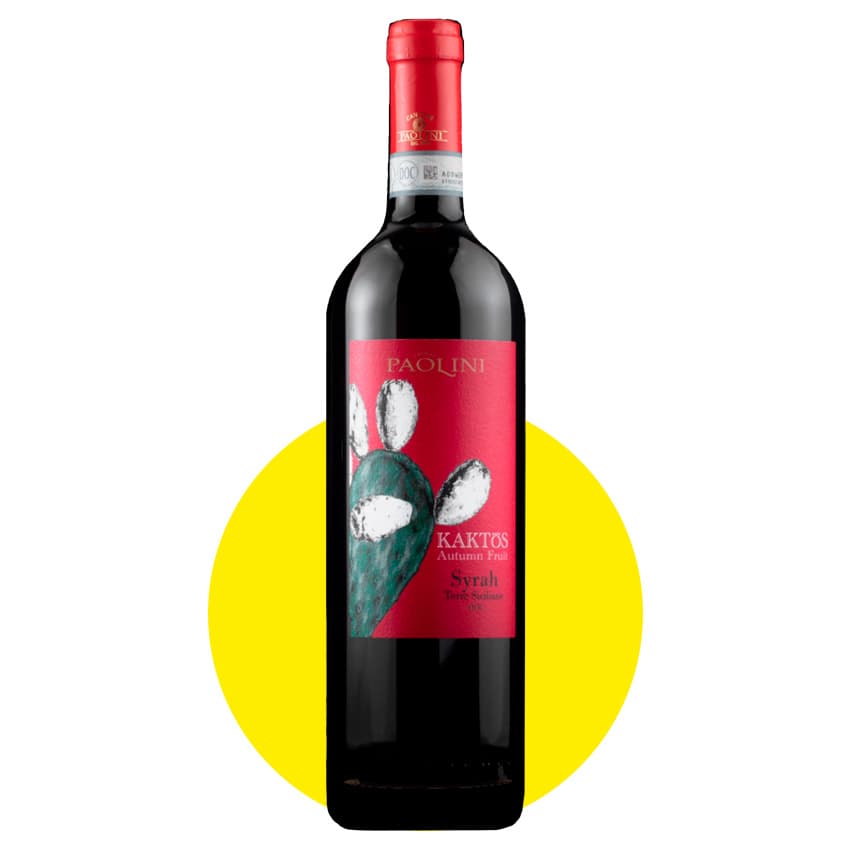 Вино "KAKTOS Syrah" червоне сухе 0,75л 12%