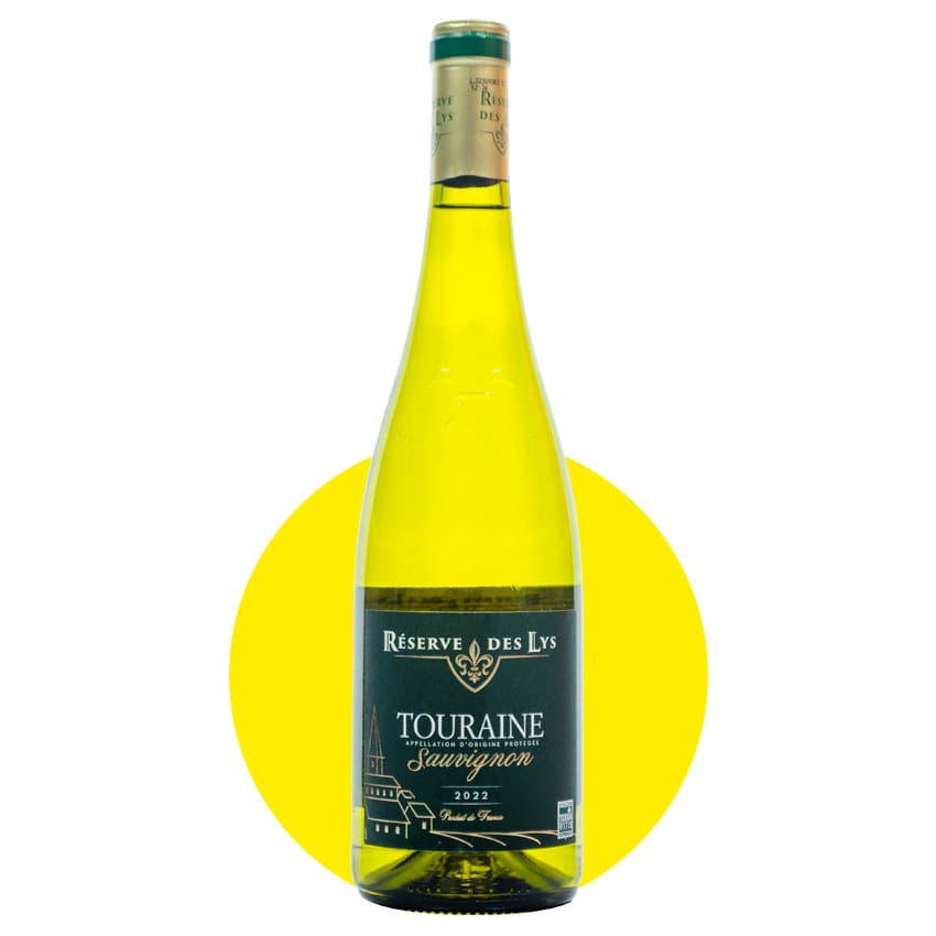 Вино "Reserve des Lys Sauvignon Touraine" біле сухе 0,75л 12%