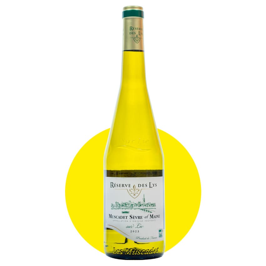 Вино "Reserve des Lys Muscadet Sevre et Maine" біле сухе 0,75л 12%