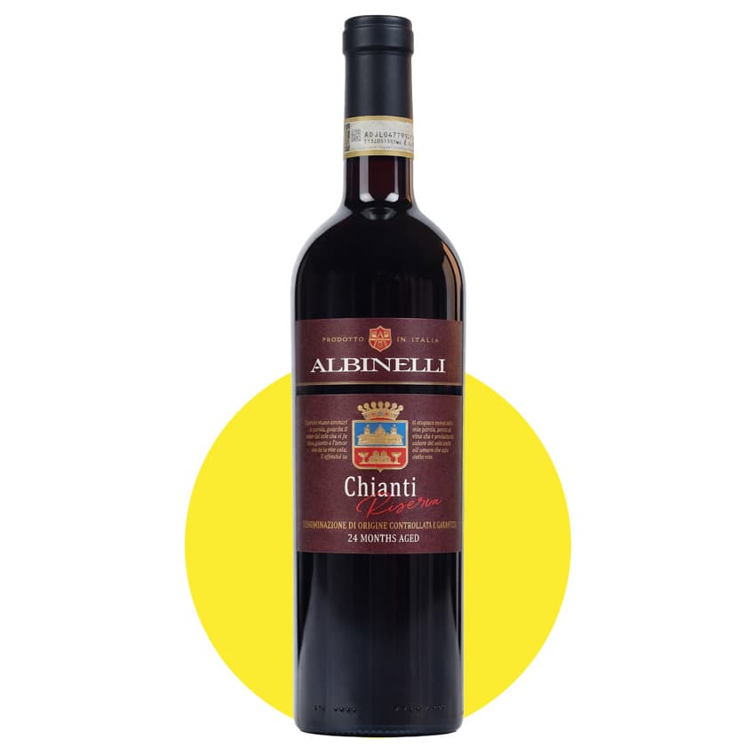 Вино "Albinelli Chianti Riserva" червоне сухе 0,75л 12,5%