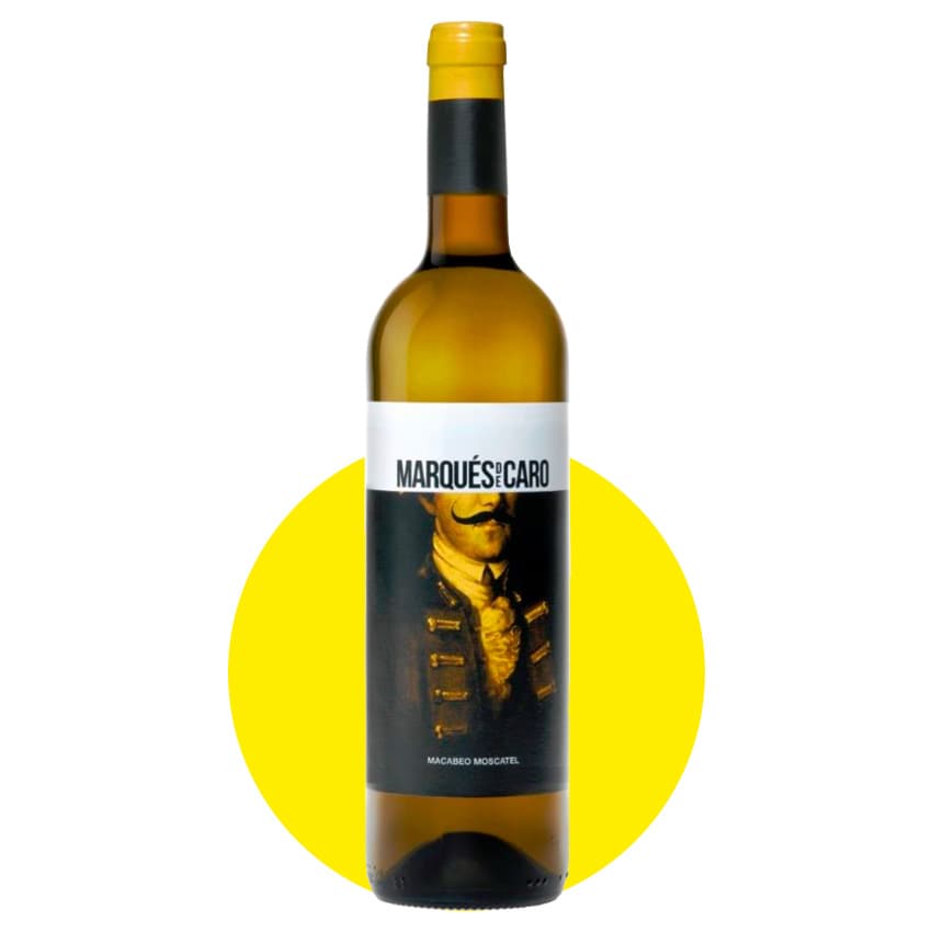 Вино "Marques de Caro Macabeo Moscatel" біле сухе 0,75л 12%