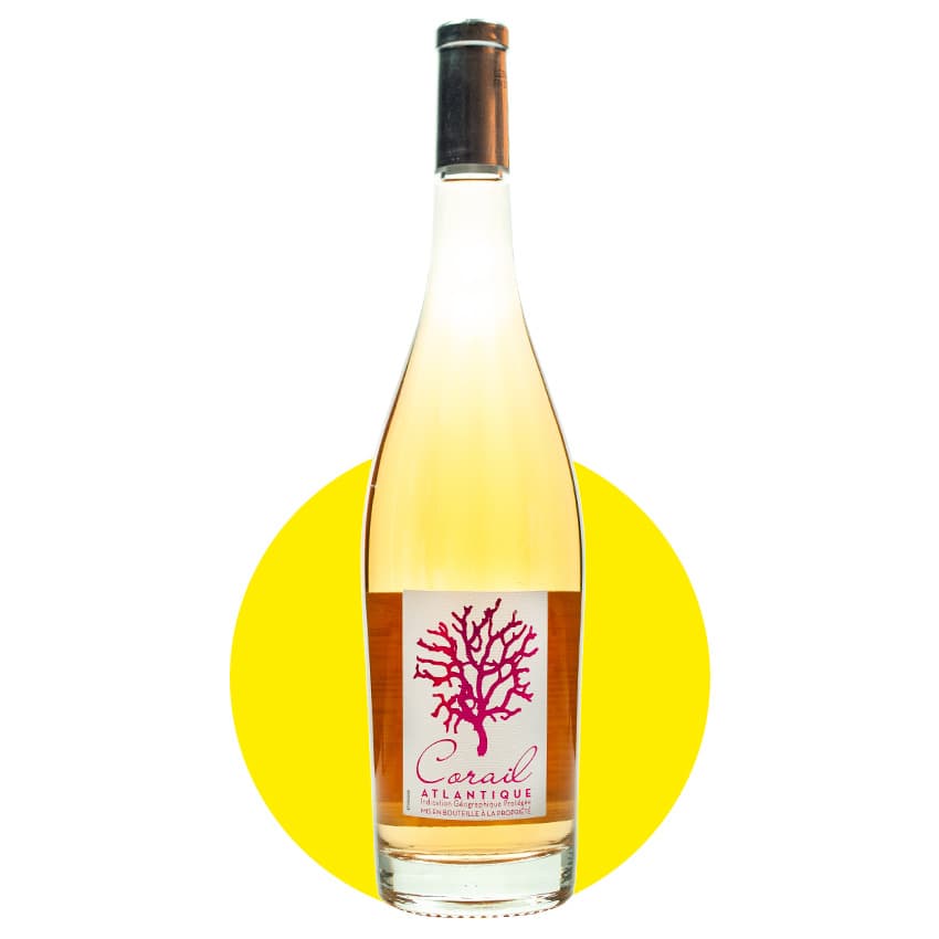 Вино "Corail Atlantique Rose" рожеве сухе 0,75л 12,5%