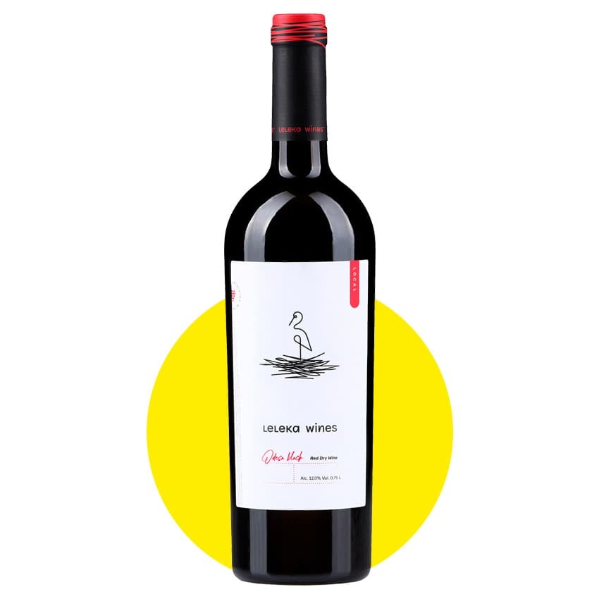 Вино "Leleka Wines Odesa Black" червоне сухе 0,75л 12%