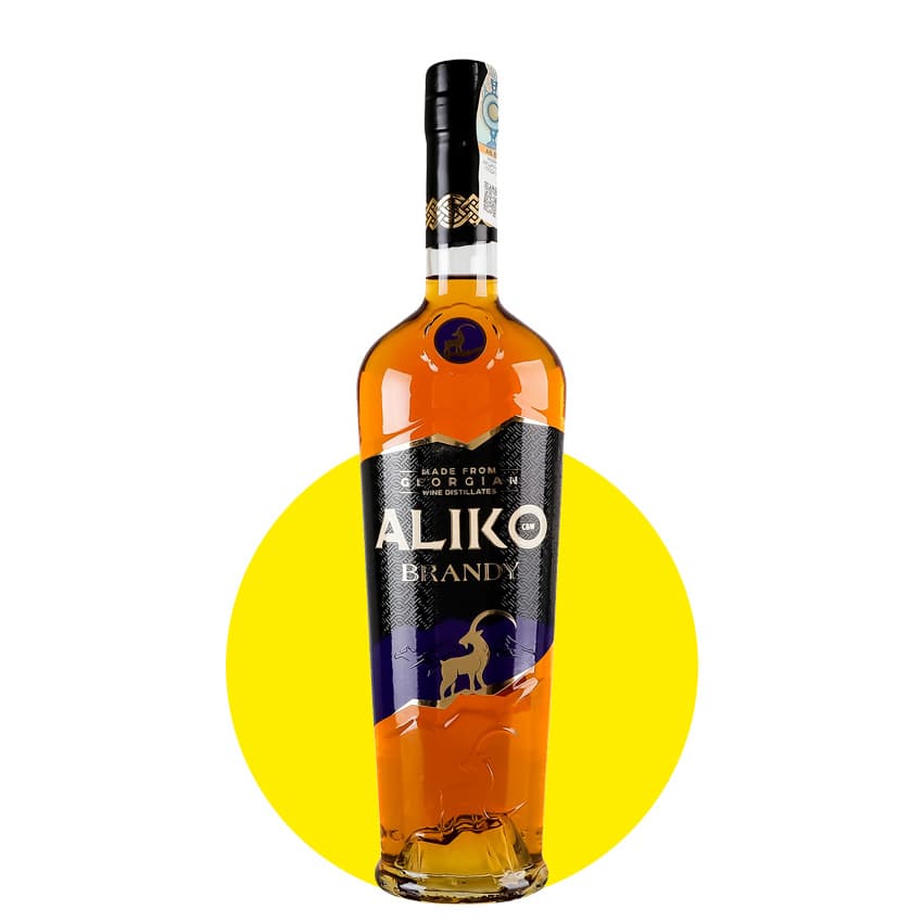 Бренді ординарний "Aliko" C&W 0,5л 36%