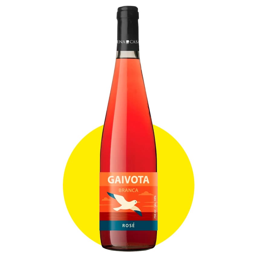 Вино "Gaivota Branca Rose" рожеве напівсухе 0,75л 10%