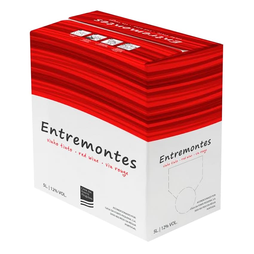 Вино "Entremonte Tinto" червоне напівсухе 5л 12%
