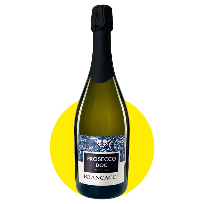 Вино ігристе "Brancacci Prosecco Spumante DOC Extra Dry" біле сухе 0,75л 11%
