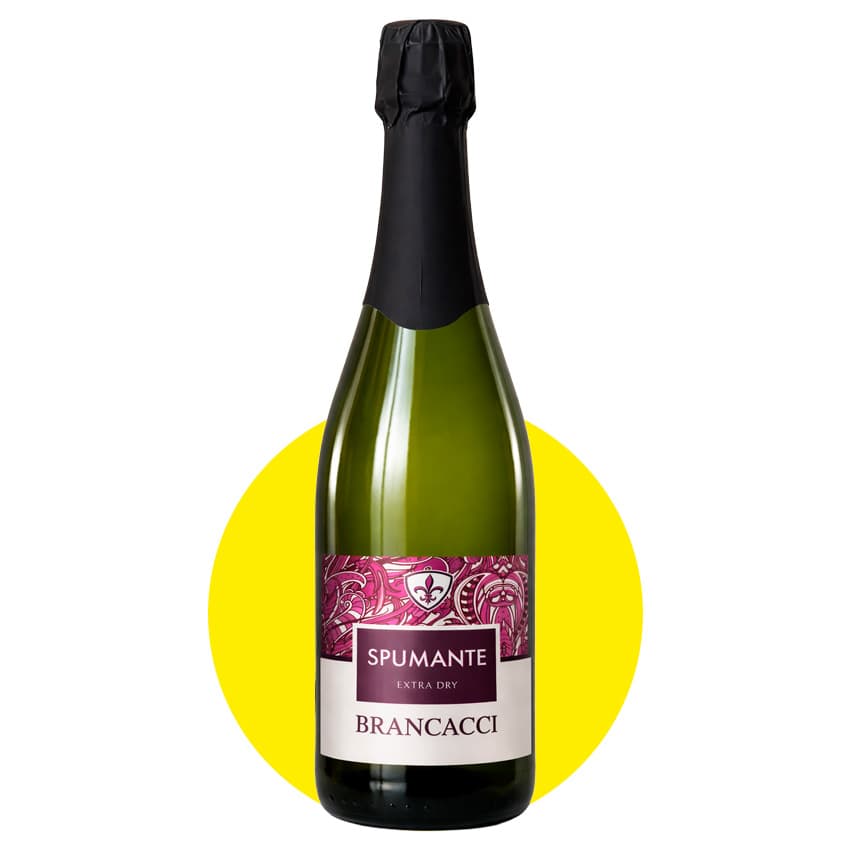 Вино ігристе "Brancacci Spumante Extra Dry" біле сухе 0,75л 11%