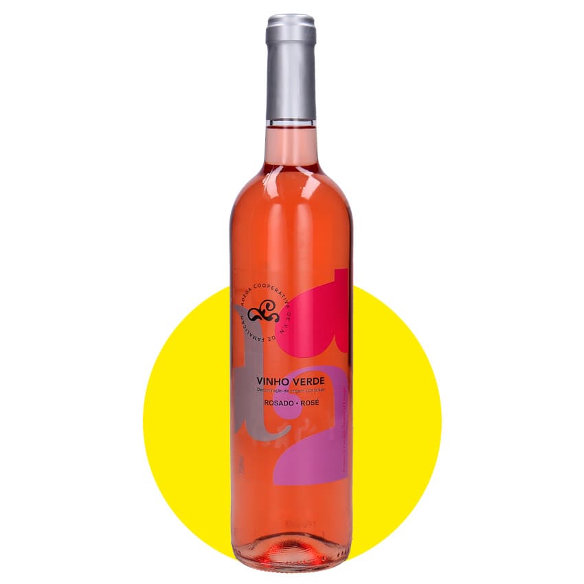 Вино "Adega Cooperativa de Famalicao Vinho Verde Rosado" рожеве напівсухе 0,75л 10%