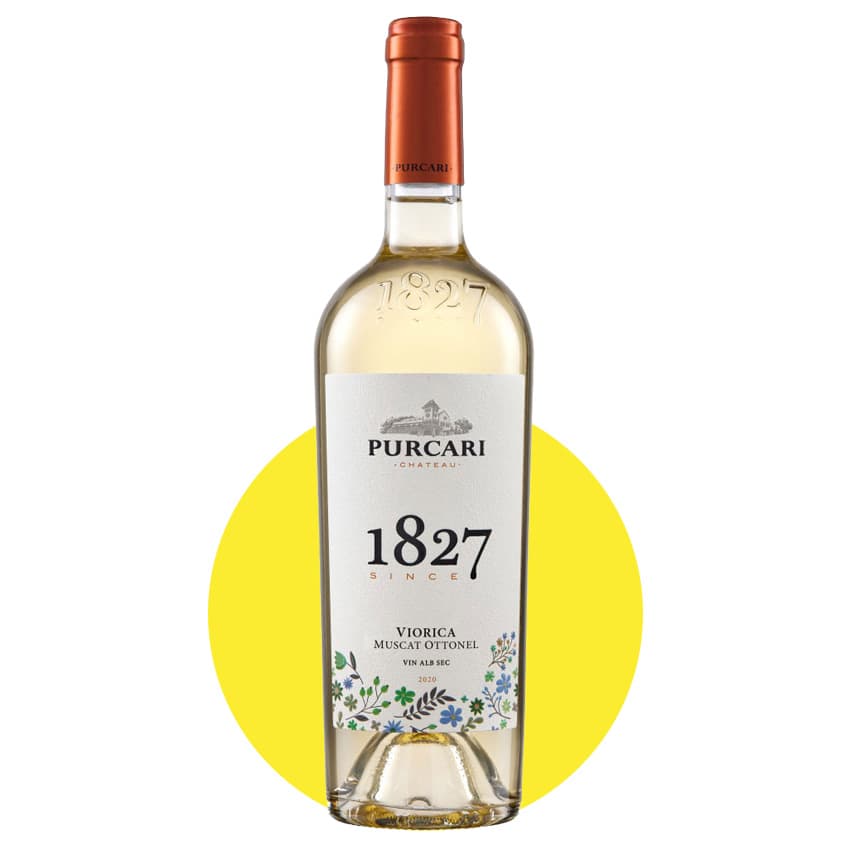 Вино "Purcari" Viorica Muscat Ottonel біле сухе 0,75л 14%