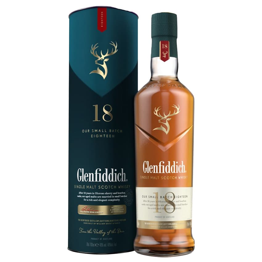 Віскі "Glenfiddich" 18 років 0,7л 40%