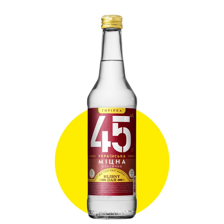 Горілка "Українська" Класична міцна 0,5л 45%