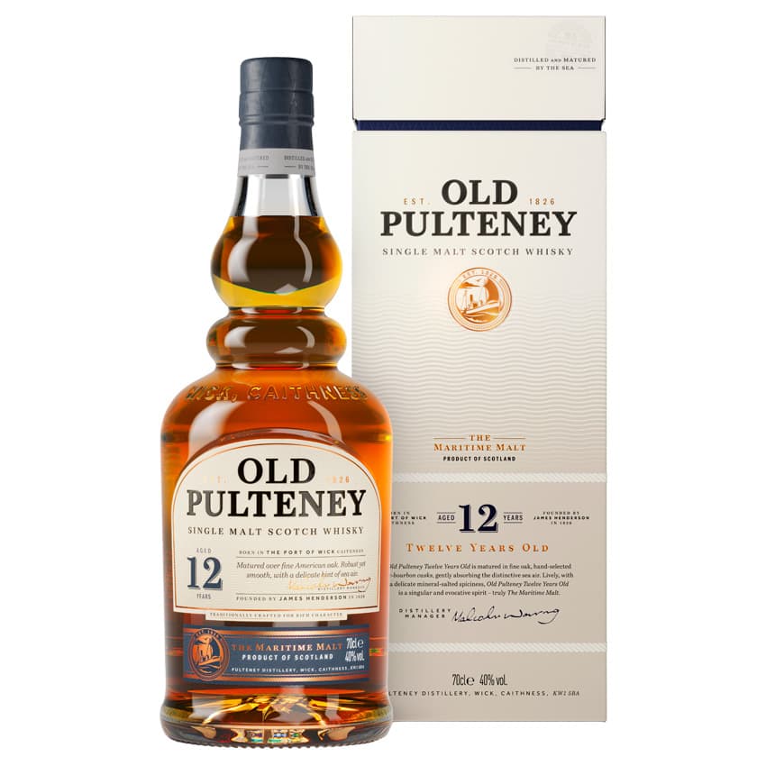 Віскі "Old Pulteney" 12 років (коробка) 0,7л 40%