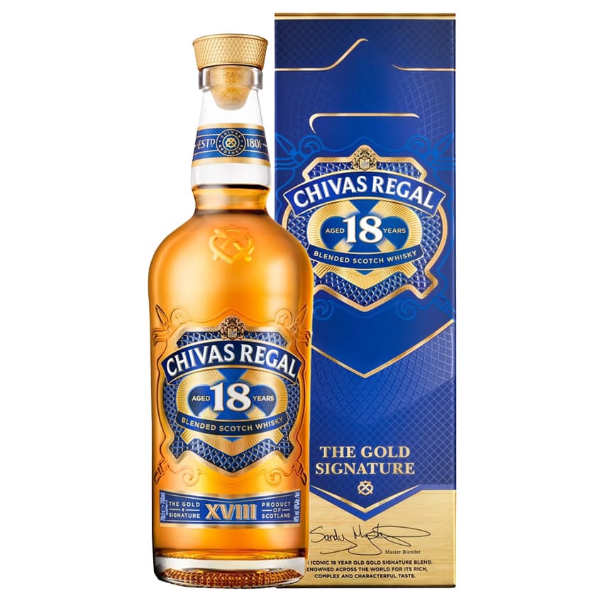 Віскі "Chivas Regal" 18 років 0,7л 40%