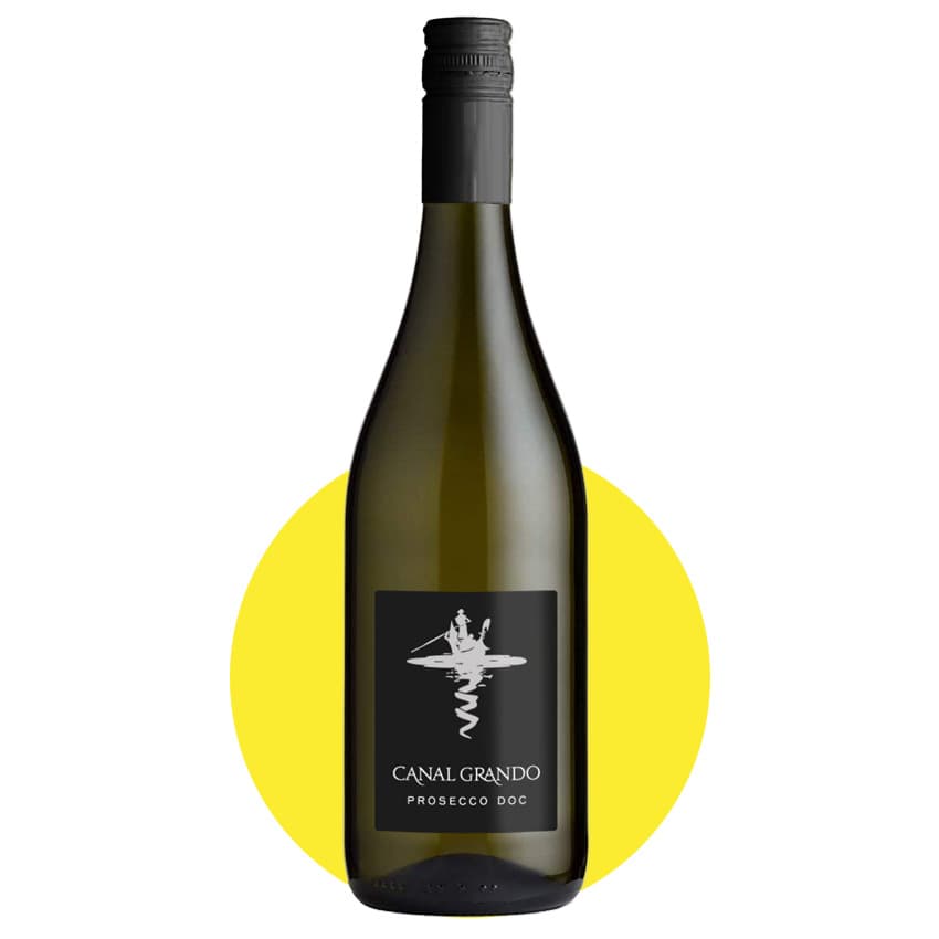 Вино напівігристе "Canal Grando Prosecco Frizzante DOC" біле брют 0,75л 10,5%