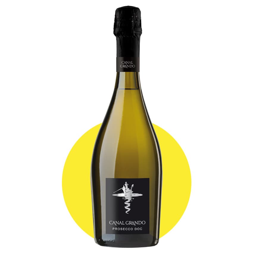 Вино ігристе "Canal Grando Prosecco Spumante DOC Extra Dry" біле брют 0,75л 11%