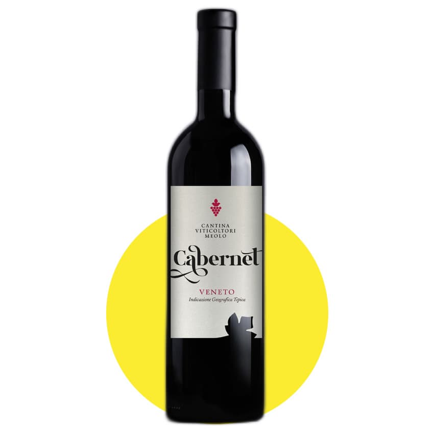 Вино "Cantina Viticoltori Meolo Cabernet Sauvignon" червоне сухе 0,75л 12%