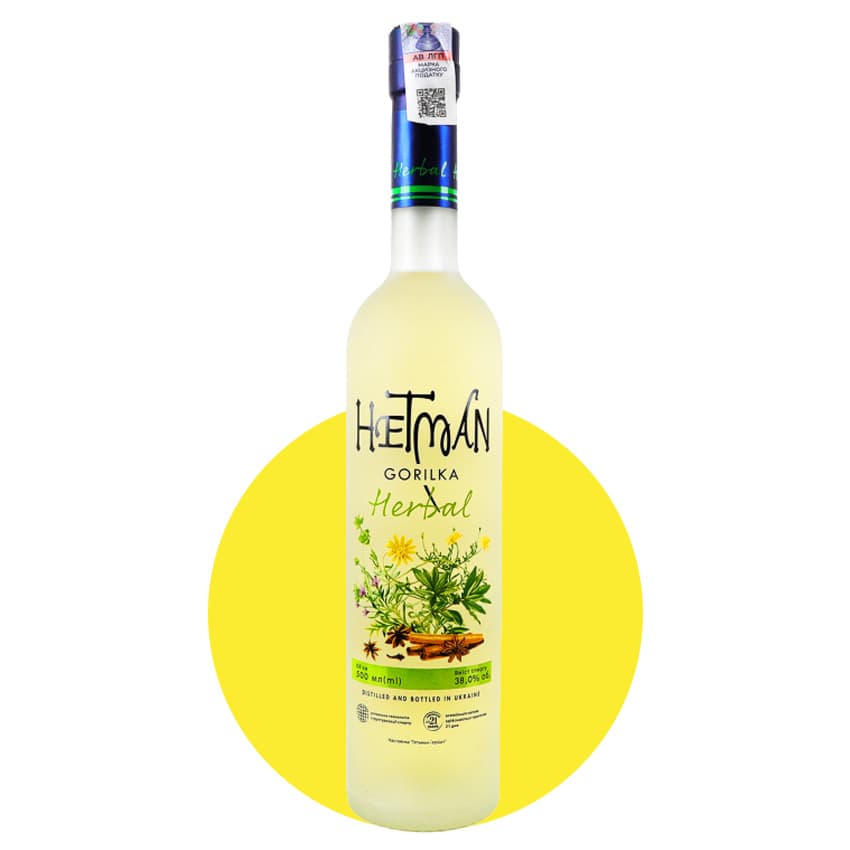 Настоянка "Гетьман" Herbal 0,5л 38%