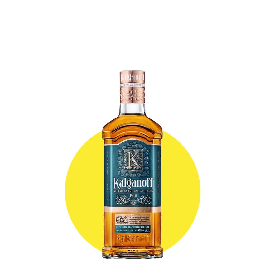 Настоянка "Kalganoff" з медом на коньяку 0,25л 40%