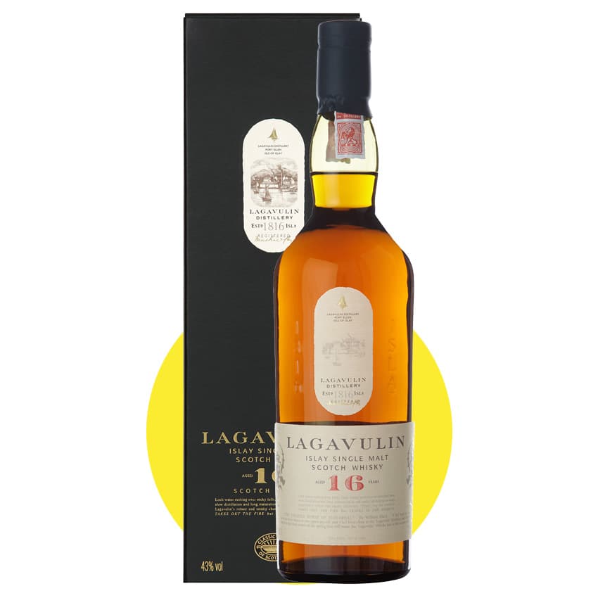 Віскі "Lagavulin Islay Malt" 16 років 0,7л 43% (коробка)