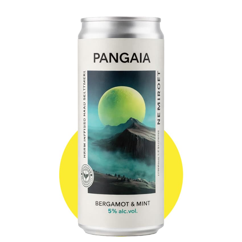 Напій с/а "Pangaia" Bergamot Mint 0,33л 5% з/б