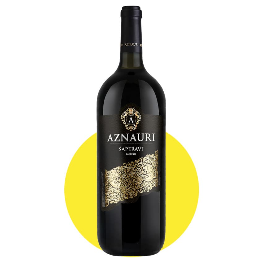 Вино "Aznauri Сапераві" червоне сухе 1,5л 9-13%