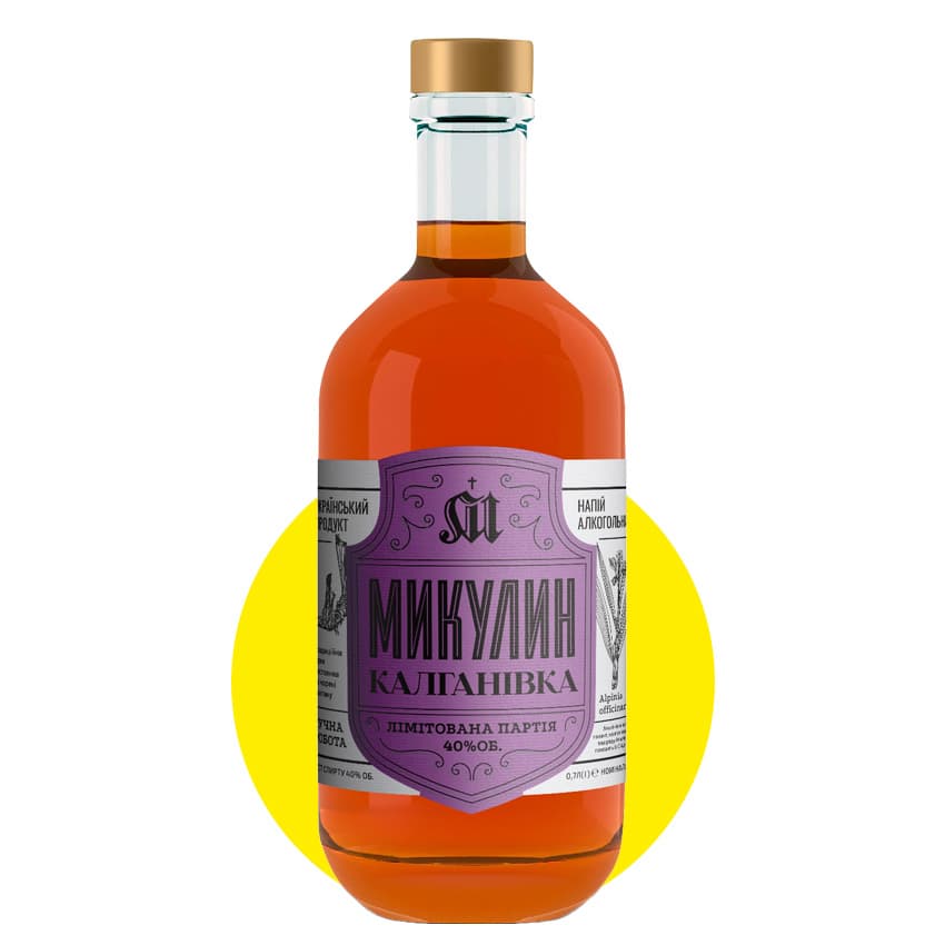 Алкогольний напій "Микулин Калганівка" 0,7л 40%