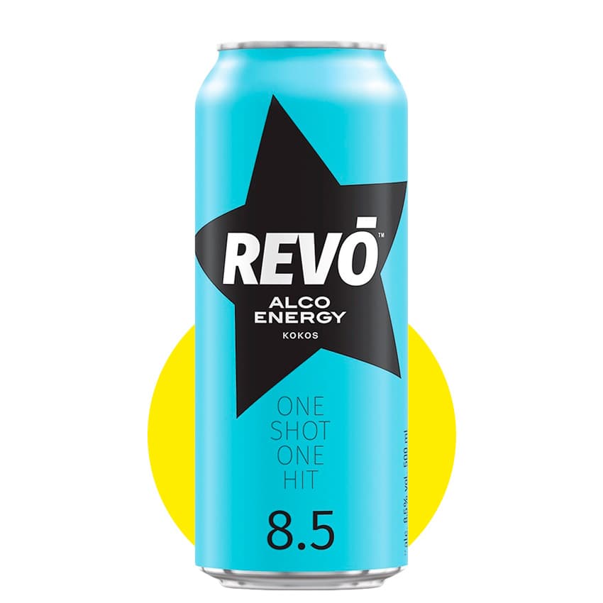 Напій с/а енергетичний "Revo" Кокос 0,5л 8,5% ж/б