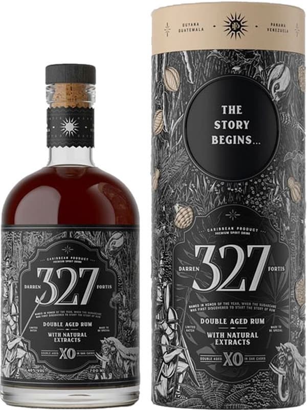 Ром 327 ХО / Rum 327 XO, 40%, 0.7л, в тубусі