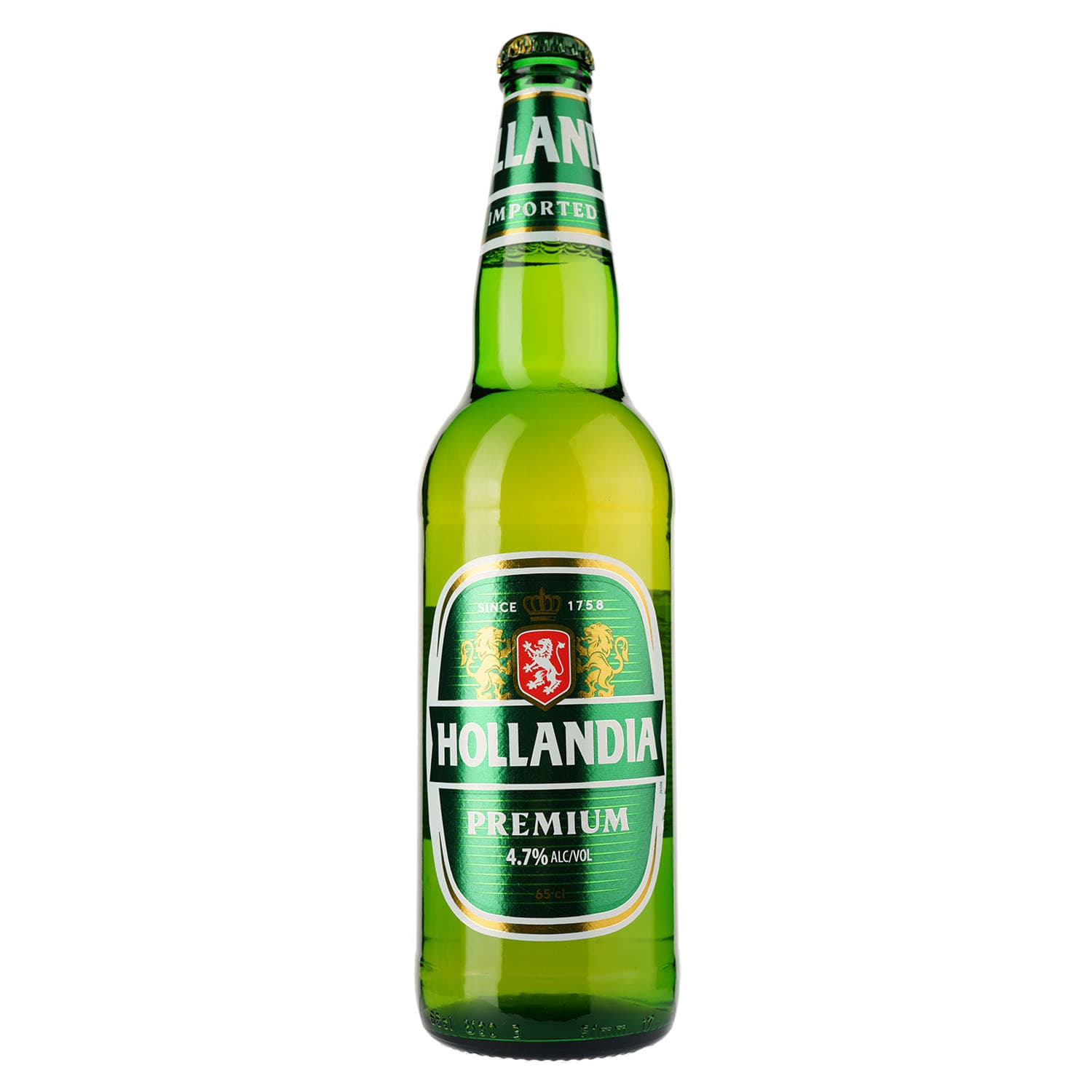 Пиво Hollandia світле 4.7% 0.65 л - зображення 1