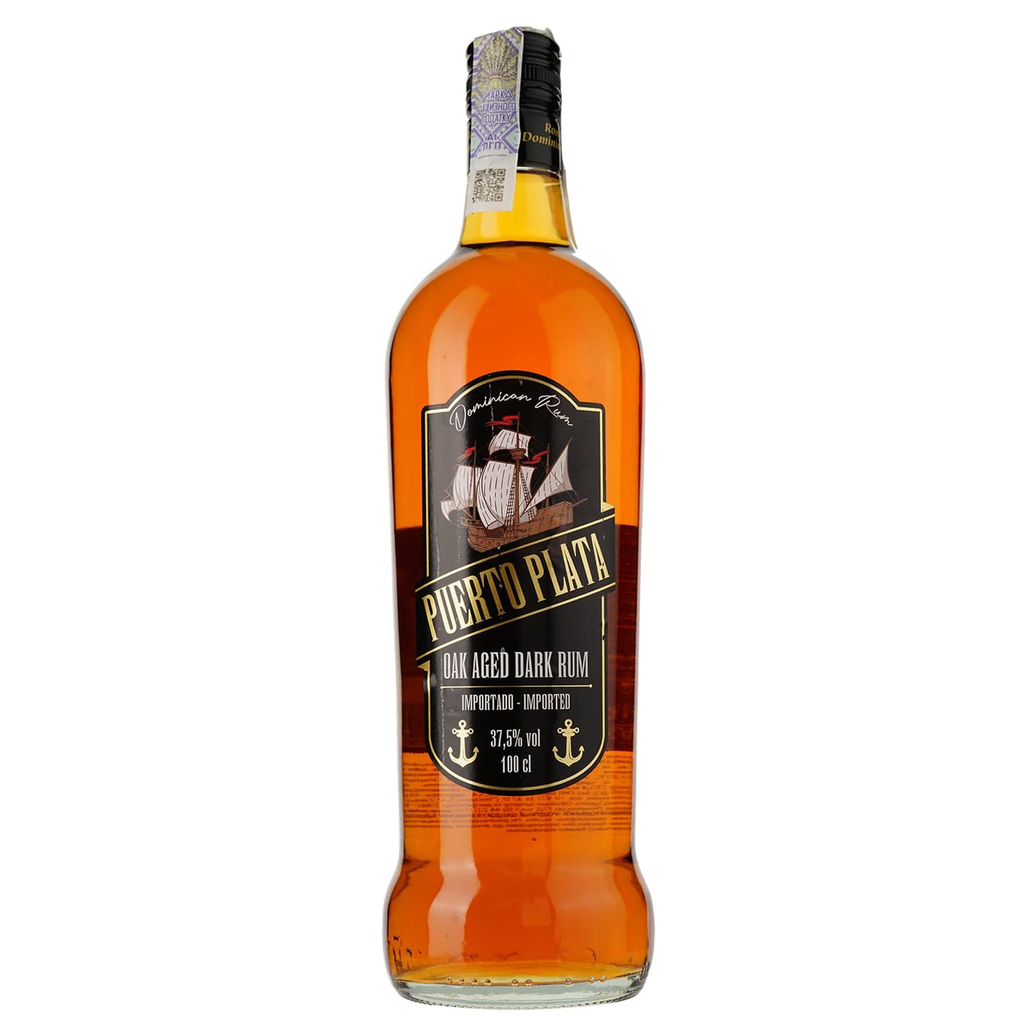 Ром Puerto Plata Anejo, 37,5%, 1 л - зображення 1