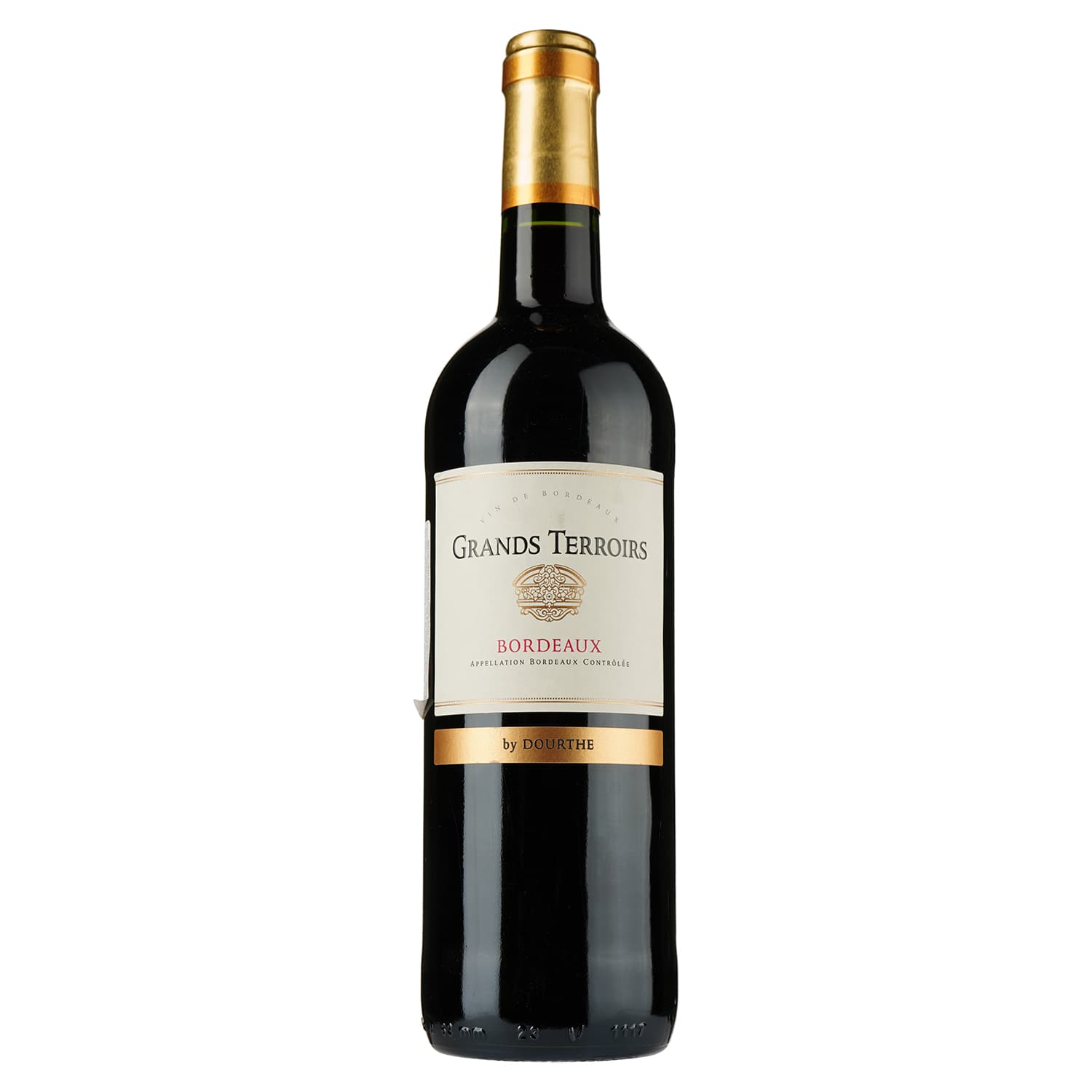 Вино Dourthe Grands Terroirs Bordeaux Rouge, червоне, сухе, 0,75 л - зображення 1