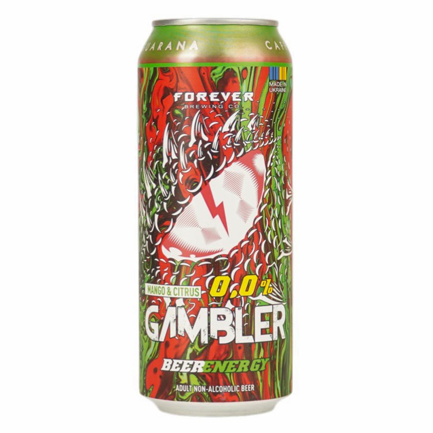 Пиво Forever Gambler безалкогольне світле нефільтроване 0.5% 0.5 л - зображення 1