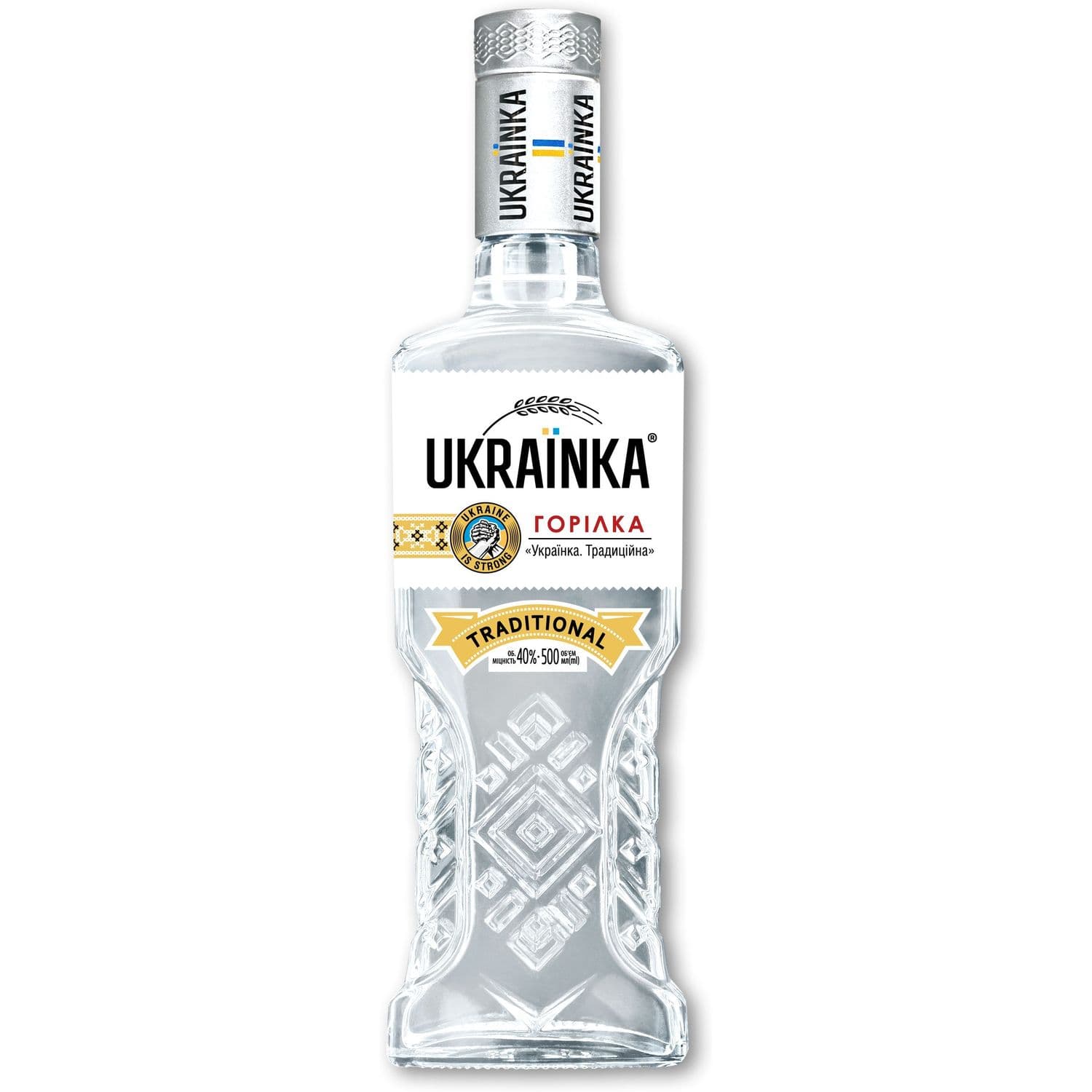 Горілка Ukrainka Traditional 40% 0.5 л