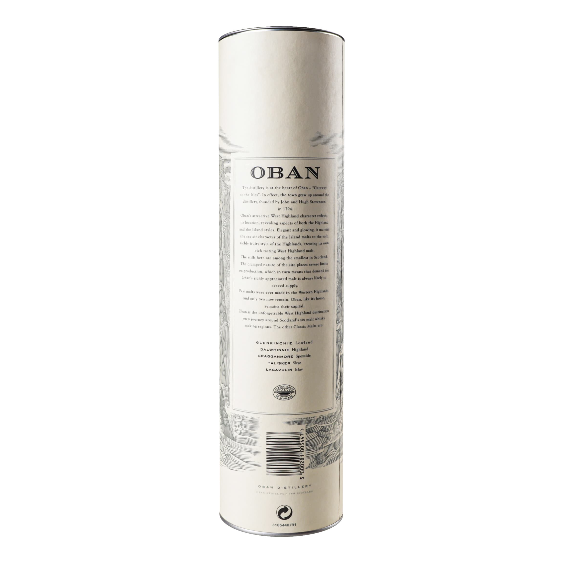 Віскі Oban 14 років витримки, 43%, 0,7 л (421108) - зображення 5