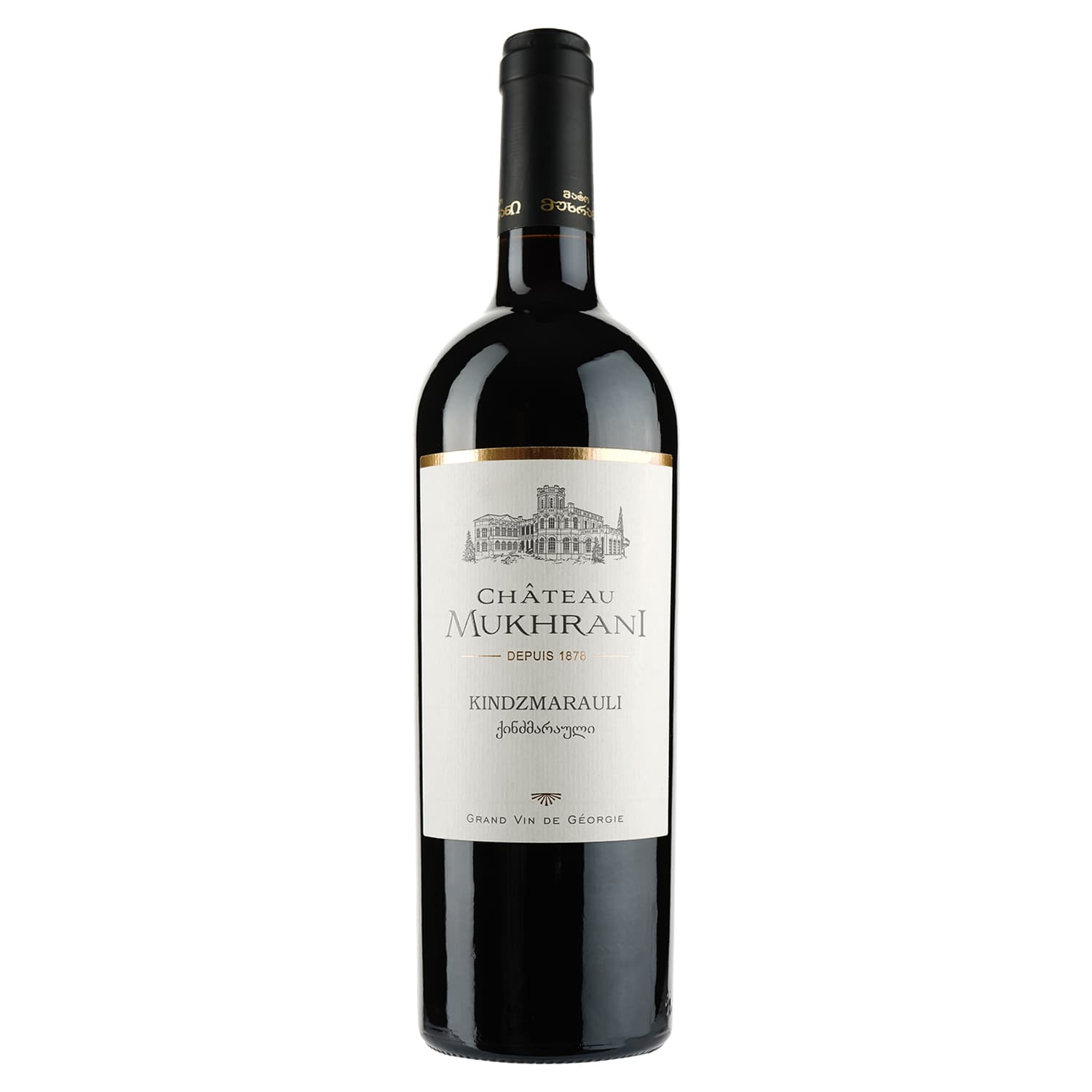 Вино Chateau Mukhrani Kindzmarauli AOC, червоне, напівсолодке, 11,5%, 0,75 л (713952) - зображення 1