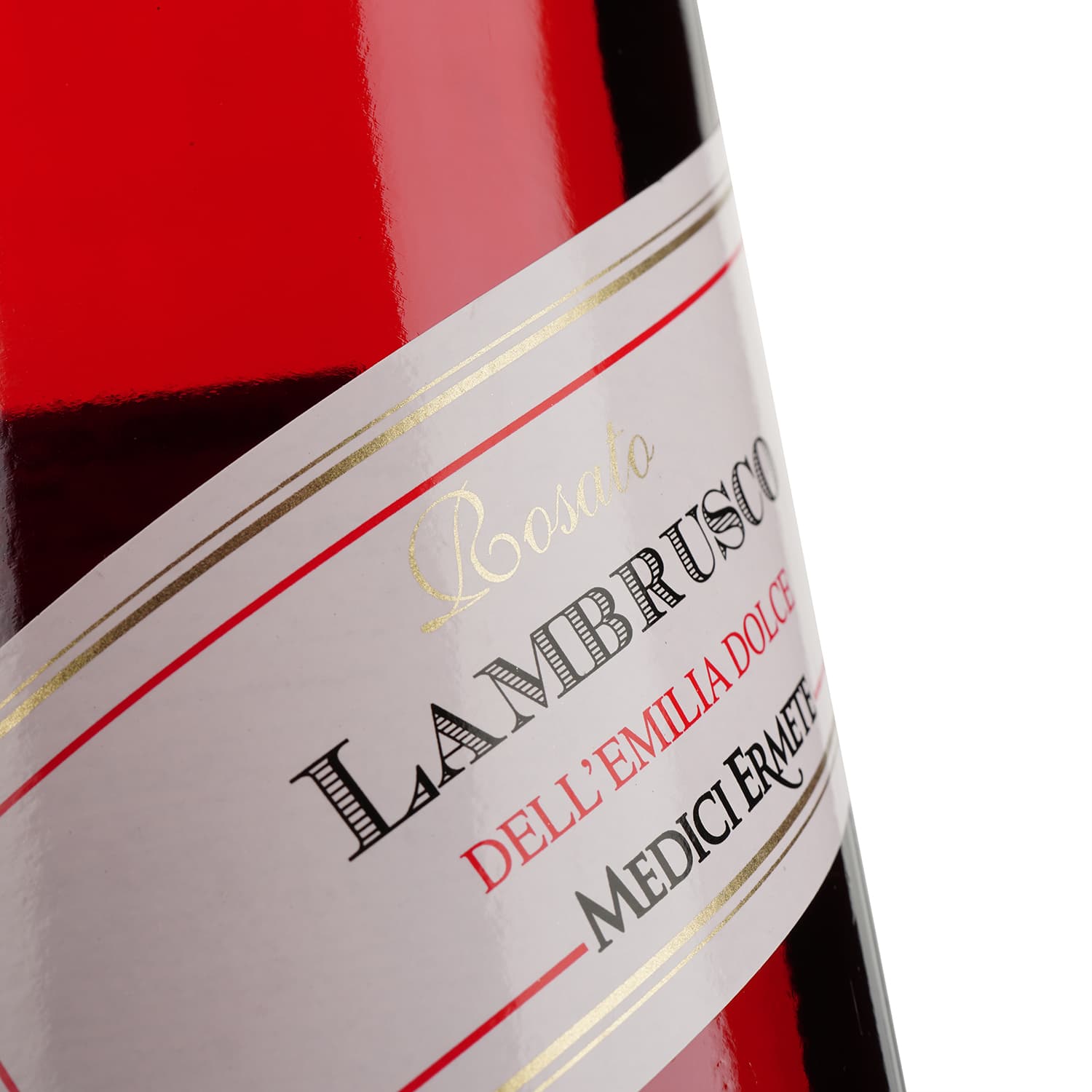 Ігристе вино Medici Ermete Lambrusco dell`Emilia Rosato frizzante dolce IGT, рожеве, солодке, 8%, 0,75 л - зображення 4