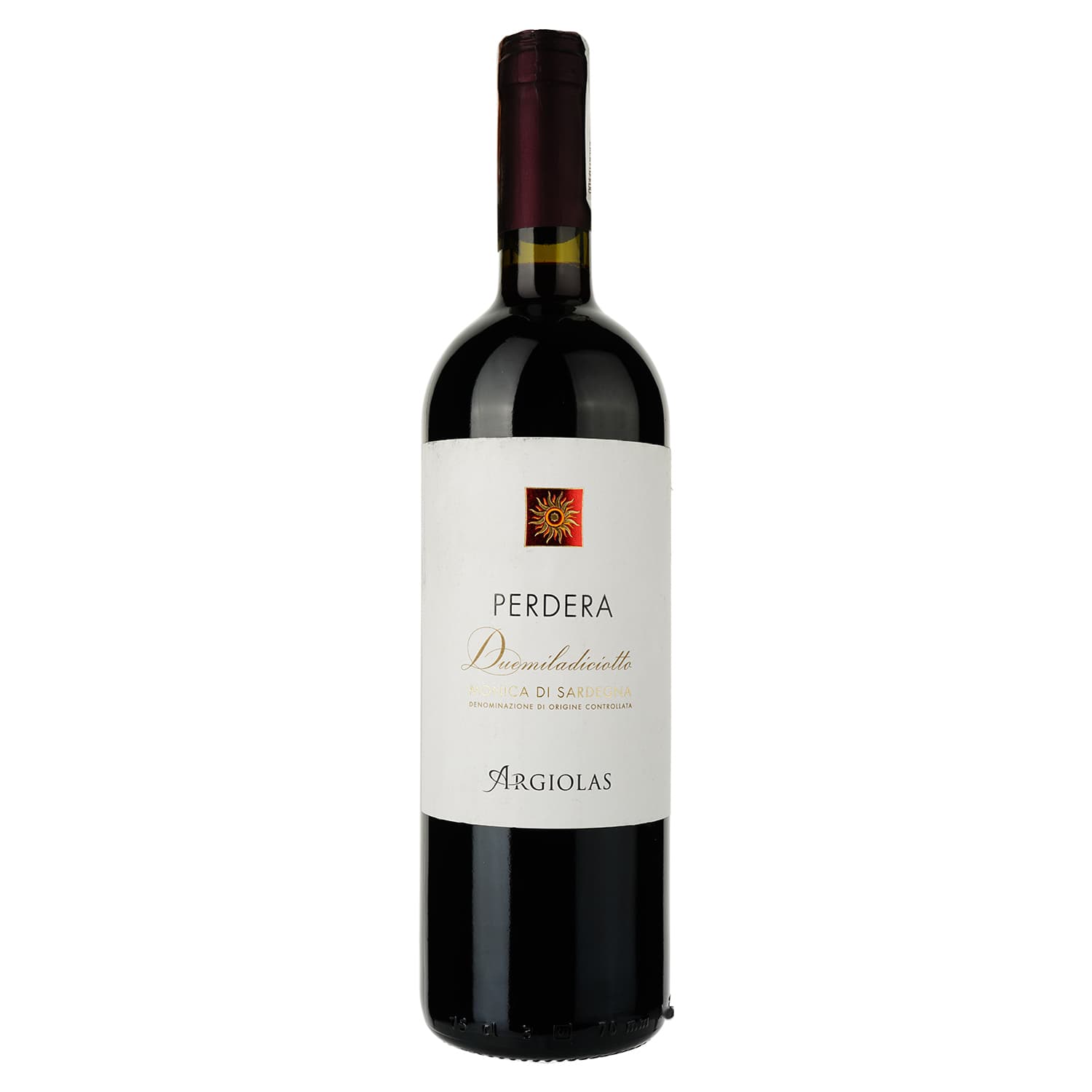 Вино Argiolas Perdera, червоне, сухе, 13,5%, 0,75 л (35309) - зображення 1