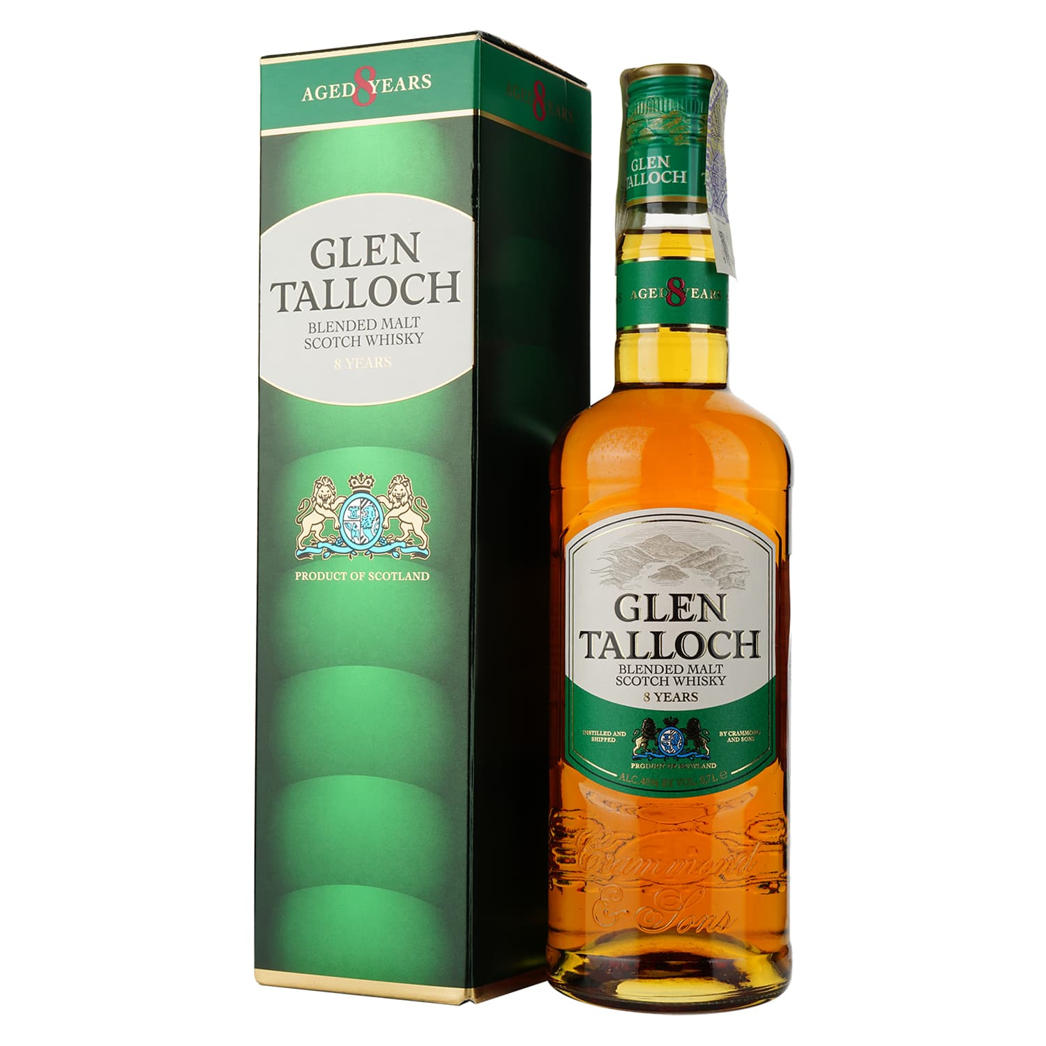 Віскі Glen Talloch 8 yo Blended Scotch Whisky 40% 0.7 л в подарунковій упаковці - зображення 1