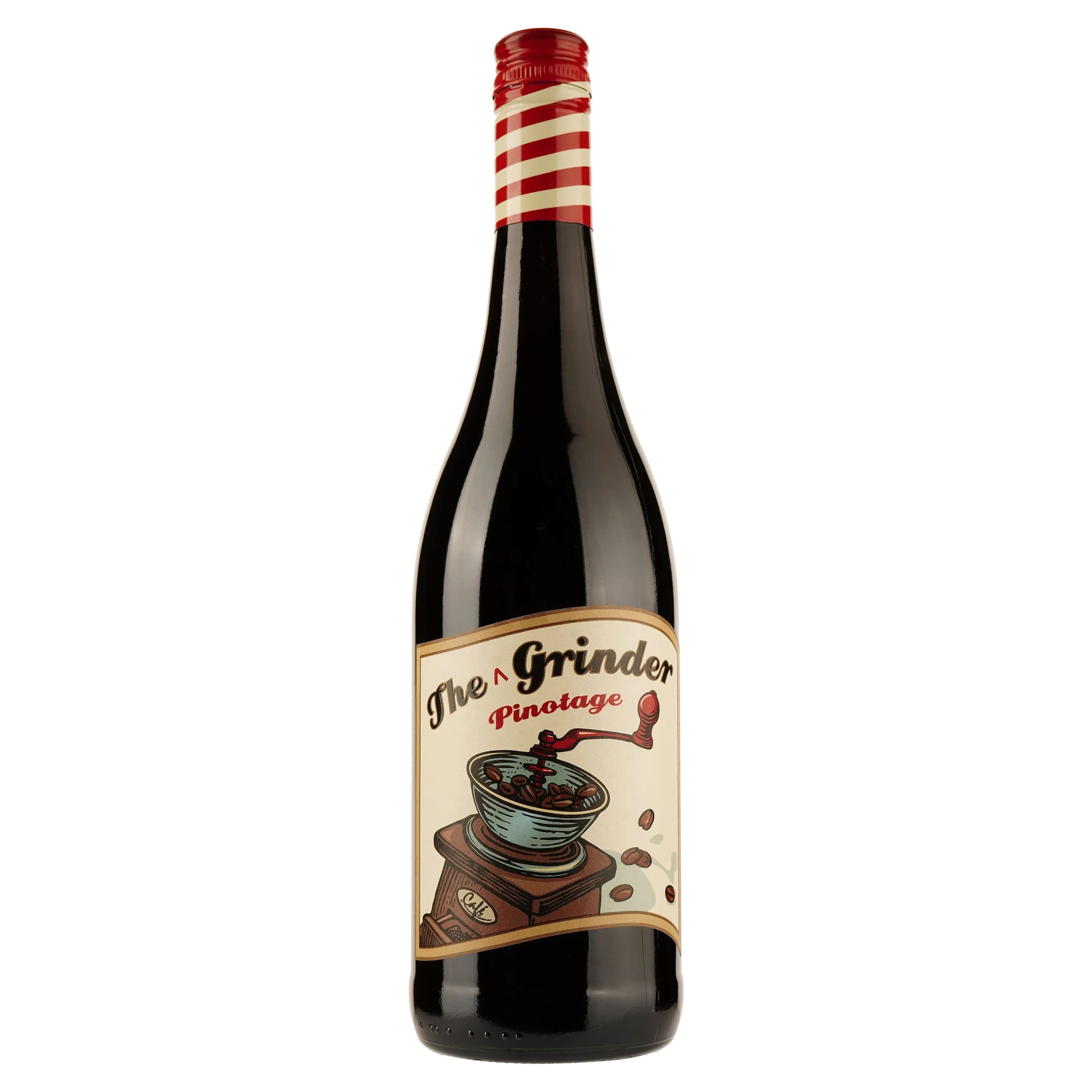 Вино The Grinder Pinotage, червоне, сухе, 14%, 0,75 л (29834) - зображення 1