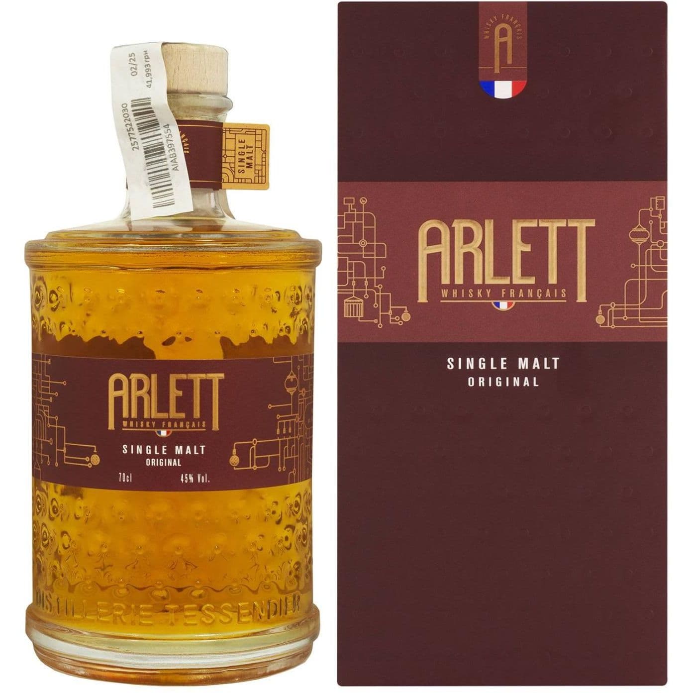 Віскі Arlett Single Malt Original 45% 0.7 л в подарунковій упаковці - зображення 1