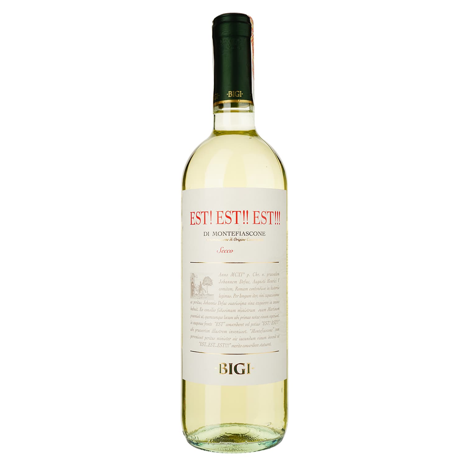 Вино Bigi Est! Est!! Est! di Montefiascone, біле, сухе, 12,5%, 0,75 л (36843) - зображення 1