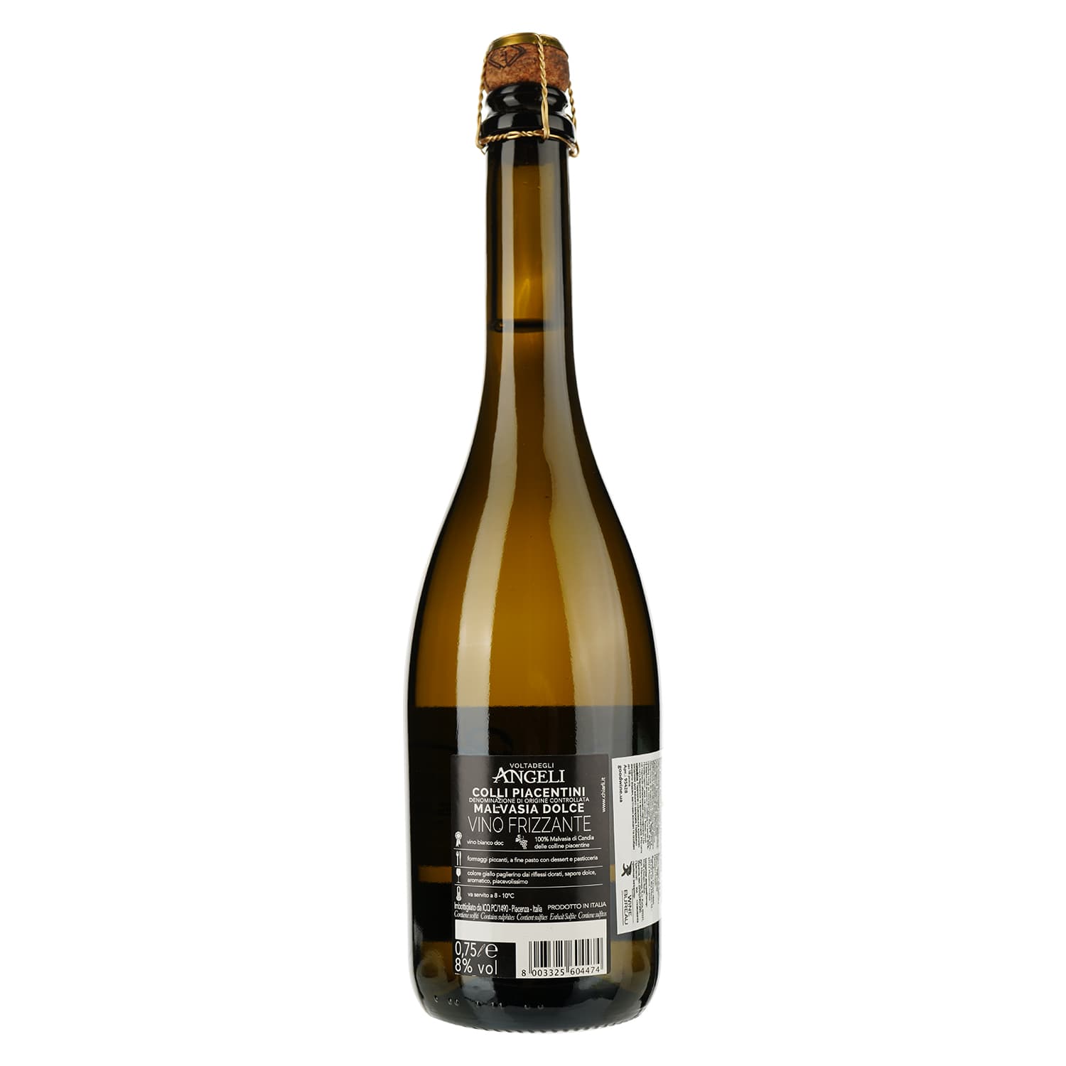 Вино ігристе Chiarli Volta degli Angeli Malvasia, біле, солодке, 8%, 0,75 л (95428) - зображення 2